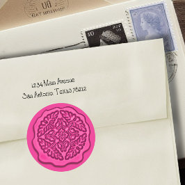 ワックスシフェイクール、ホットピンク ラウンドシール