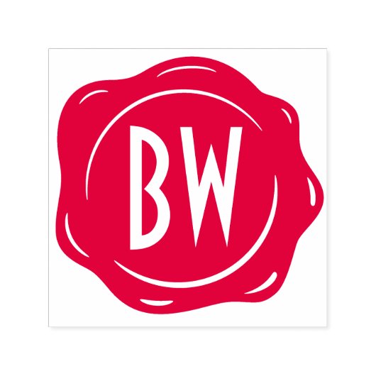 ワックスシールモノグラムカスタマイズクラシックラグジュアリー セルフインキングスタンプ (デザイン)