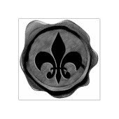 ワックスシールリリー+あなたのアイディア ラバースタンプ (インプリント)