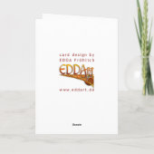 ワックスシール – 霊気と戒律 |赤い波を起こす サンキューカード (裏面)