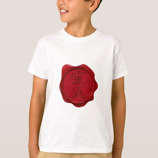 ワックスシール – 霊気 Tシャツ (正面)