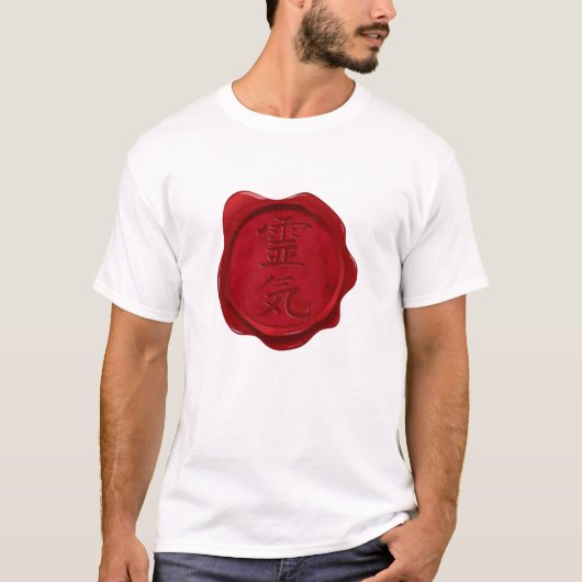 ワックスシール – 霊気 Tシャツ (正面)