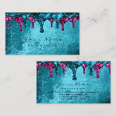 ワックス脱毛ピンクデピレーションブルーメトール 名刺 (正面/裏面)