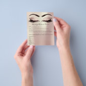 ワックス脱毛施術同意書（免責同意書） チラシ (手)