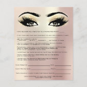 ワックス脱毛施術同意書 1 チラシ (裏面)