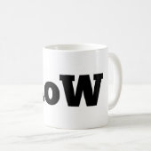 ワックス/"AoW"のロゴのの不在コーヒー・マグ コーヒーマグカップ (正面右)