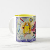 ワッシリーカンディンスキーのジュヌルージュブルー ツートーンマグカップ (正面左)