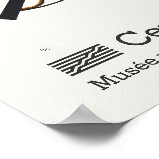 ワッシリーカンディンスキーバウハウススモールワーズ抽象芸術 ポスター (角)