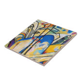 ワッシリーカンディンスキー作曲4 -抽象芸術アート タイル (側面)