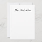 ワッシリーカンディンスキー作曲4 -抽象芸術アート 招待状 (裏面)