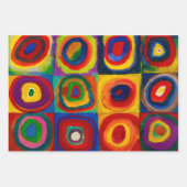 ワッシリーカンディンスキー抽象芸術 ラッピングペーパーシート (正面2)