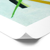 ワッシリーカンディンスキー1921セグメントブルー ポスター (角)