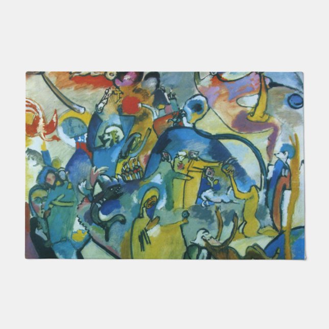 ワッシリーカンディンスキー – すべての聖人の日II ドアマット (正面)