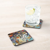 ワッシリーカンディンスキー – コンポジションファイブ抽象芸術アート コースター (右側)