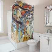 ワッシリーカンディンスキー – コンポジションファイブ抽象芸術アート シャワーカーテン (インサイチュ)