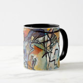 ワッシリーカンディンスキー – コンポジションファイブ抽象芸術アート マグカップ (正面右)