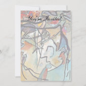 ワッシリーカンディンスキー – コンポジションファイブ抽象芸術アート 招待状 (正面)