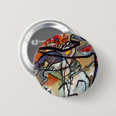 ワッシリーカンディンスキー – コンポジションファイブ抽象芸術アート 缶バッジ (正面&裏面)