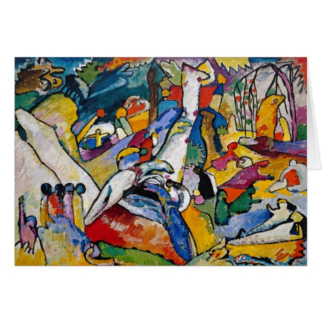 ワッシリーカンディンスキー – コンポジションII抽象芸術アート (正面横)