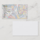 ワッシリーカンディンスキー – コンポジションII抽象芸術アート 名刺 (正面/裏面)