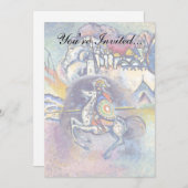 ワッシリーカンディンスキー – サンジョージ&ザホースメン 招待状 (正面/裏面)