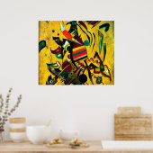 ワッシリーカンディンスキー – ポイント ポスター (キッチン)