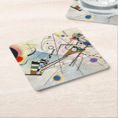 ワッシリーカンディンスキー – 作文VIII 1923 スクエアペーパーコースター (アングル)