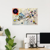 ワッシリーカンディンスキー – 作文VIII 1923 ポスター (ホームオフィス)