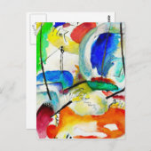 ワッシリーカンディンスキー – 海戦 ポストカード (正面/裏面)