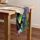 ワッシリーカンディンスキー – 雨の景色 ショートテーブルランナー (インサイチュ)