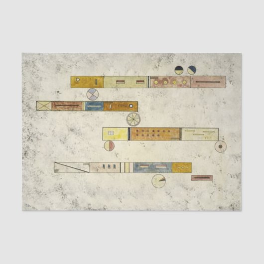 ワッシリー・カンディンスキーが次々 薄葉紙 (正面)