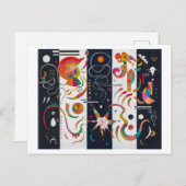 ワッシーストライプリー・カンディンスキー ポストカード (正面/裏面)