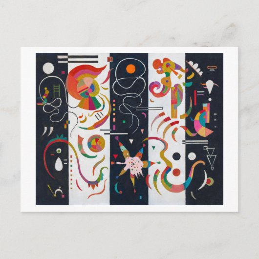 ワッシーストライプリー・カンディンスキー ポストカード (正面)