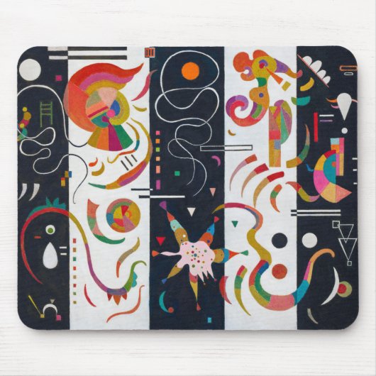 ワッシーストライプリー・カンディンスキー マウスパッド (正面)