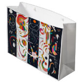 ワッシーストライプリー・カンディンスキー ラージペーパーバッグ (裏面アングル)