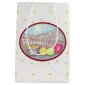 ワッセイルアップルユール（キリスト降誕祭）至 ミディアムペーパーバッグ (裏面)