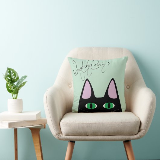 ワッチャドインキャット装飾用クッション クッション (椅子)