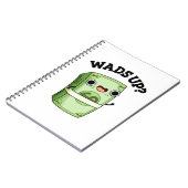 ワッツアップ・ファニー・マネー・パァン ノートブック (左側)