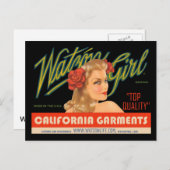 ワッツォン ガール #3 , ポストカード (正面/裏面)