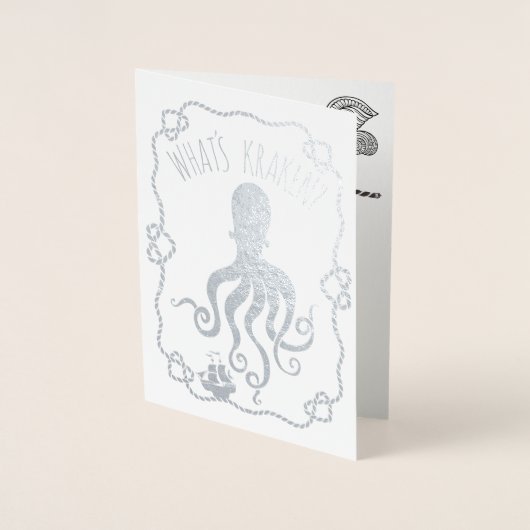 ワッツクラーケンプおもしろいン航海のホテル |恋しく思のユーザー 箔カード (正面)