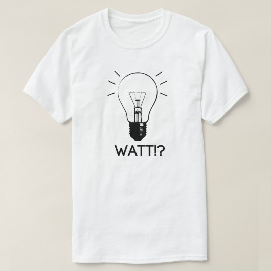 ワットのTシャツ Tシャツ (デザイン正面)