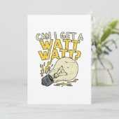 ワットもらえる?電気工事士 サンキューカード (スタンド正面)