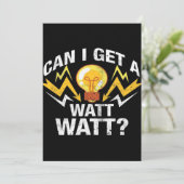 ワットを取得できますか。 – 電気おもしろい技師 案内状 (スタンド正面)