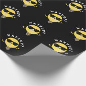 ワットアッおもしろいプ電球プンダークBG ラッピングペーパー (角)