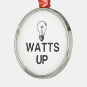 ワットアップ電球 – コピー メタルオーナメント (左)