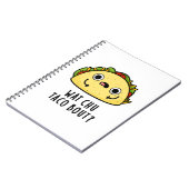 ワットチュタコブーおもしろいタコプリン ノートブック (左側)