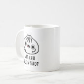 ワットチュタルキンバオディムおもしろいサムプン コーヒーマグカップ (正面左)