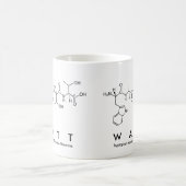 ワットペプチド名mug コーヒーマグカップ (中央)