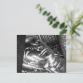 ワットポー葉書のリクライニングブッダ ポストカード (スタンド正面)