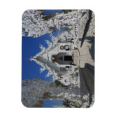 ワットロンKhunの新しいすべての白い寺院 マグネット (縦)